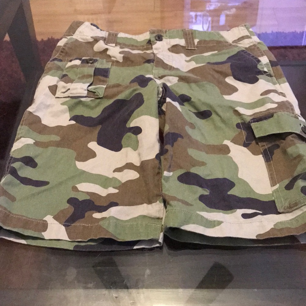Boys army fatigue shorts